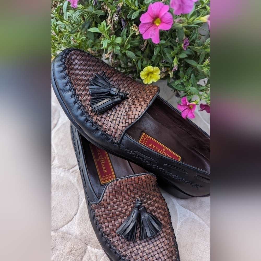 Cole Haan Brown and Black Loafers